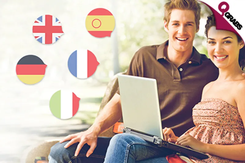 For QR55 Become a Linguistic Expert with a 3, 6 or 12 month FIVE Languages Online Course from Lerni! (Up to QR1267 Value)